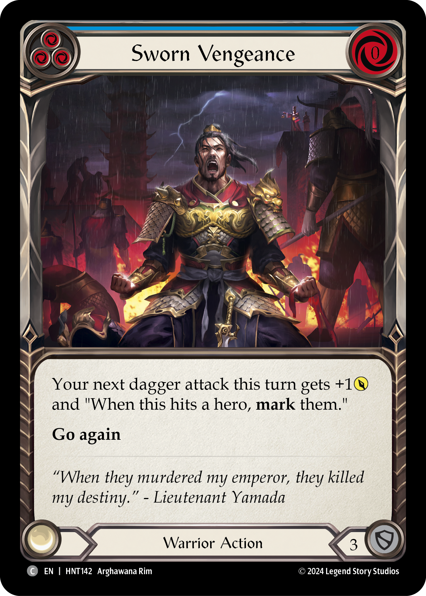 Sworn Vengeance (Blue) - Flesh and Blood TCG - MoxLand