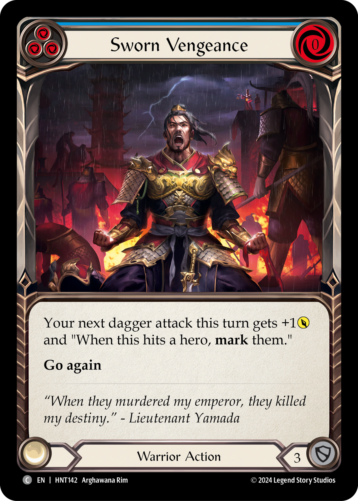 Sworn Vengeance (Blue) - Flesh and Blood TCG - MoxLand
