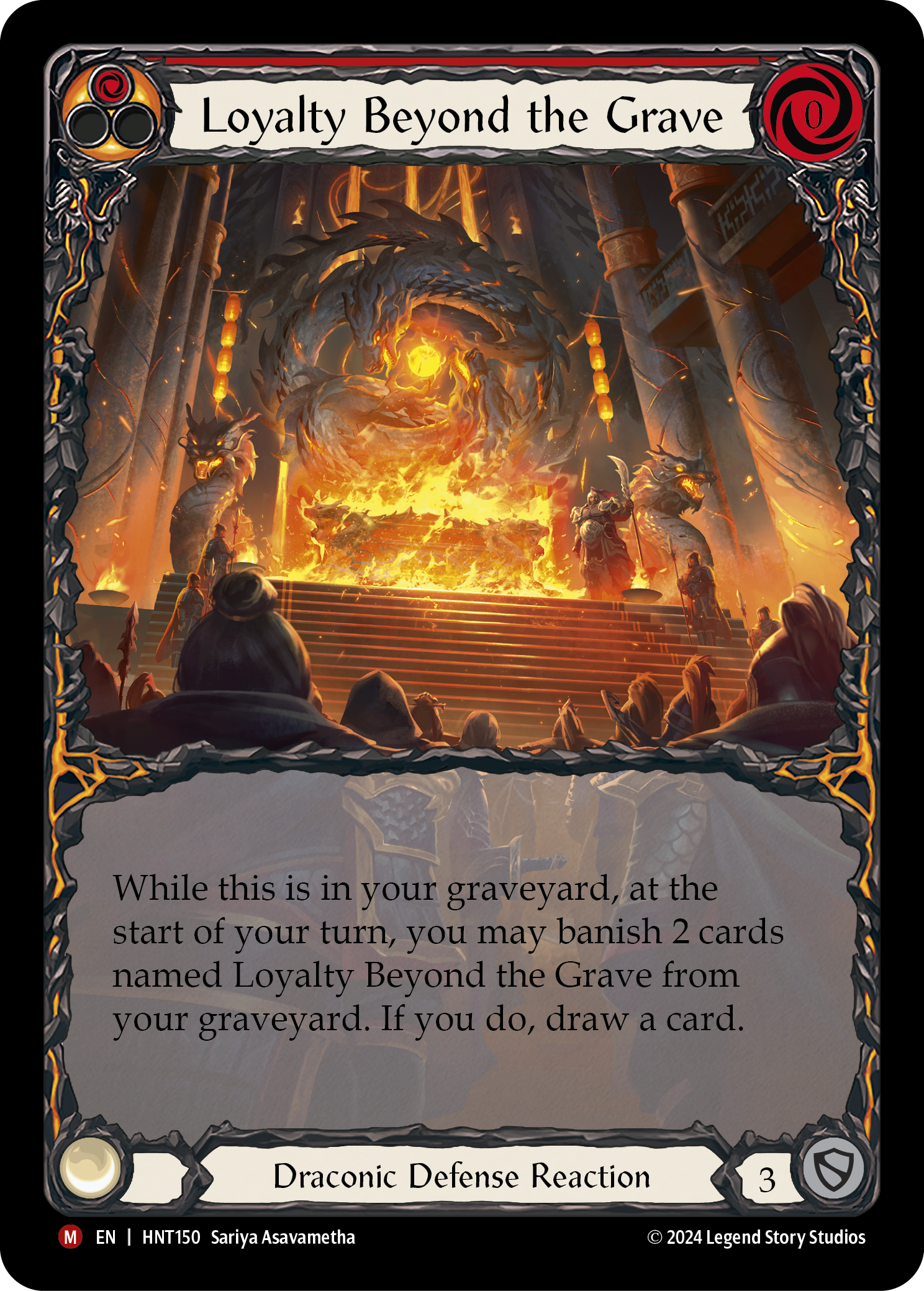 Loyalty Beyond the Grave (Red) - Flesh and Blood TCG - MoxLand