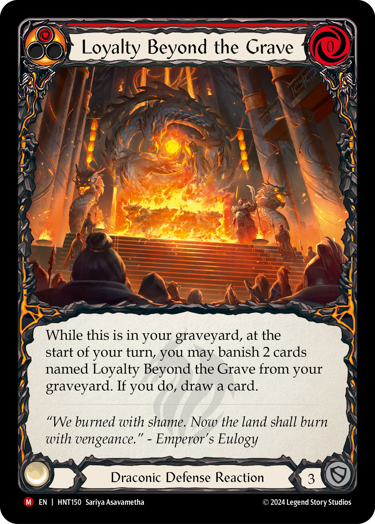 Loyalty Beyond the Grave (Red) - Flesh and Blood TCG - MoxLand