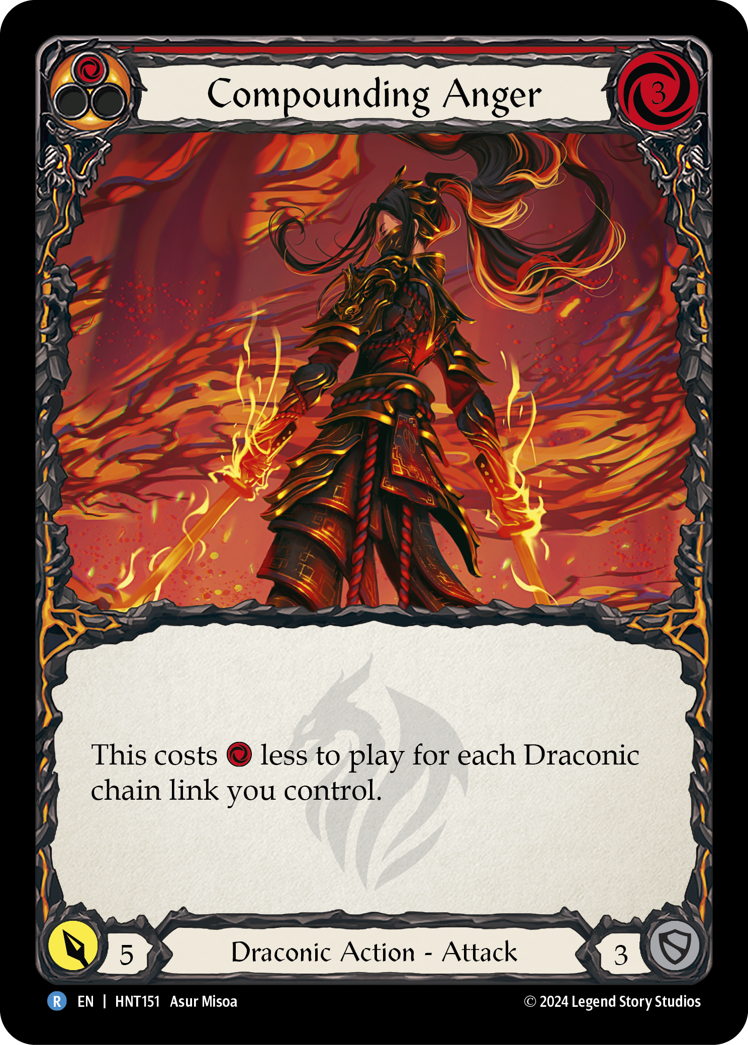 Compounding Anger (Red) - Flesh and Blood TCG - MoxLand
