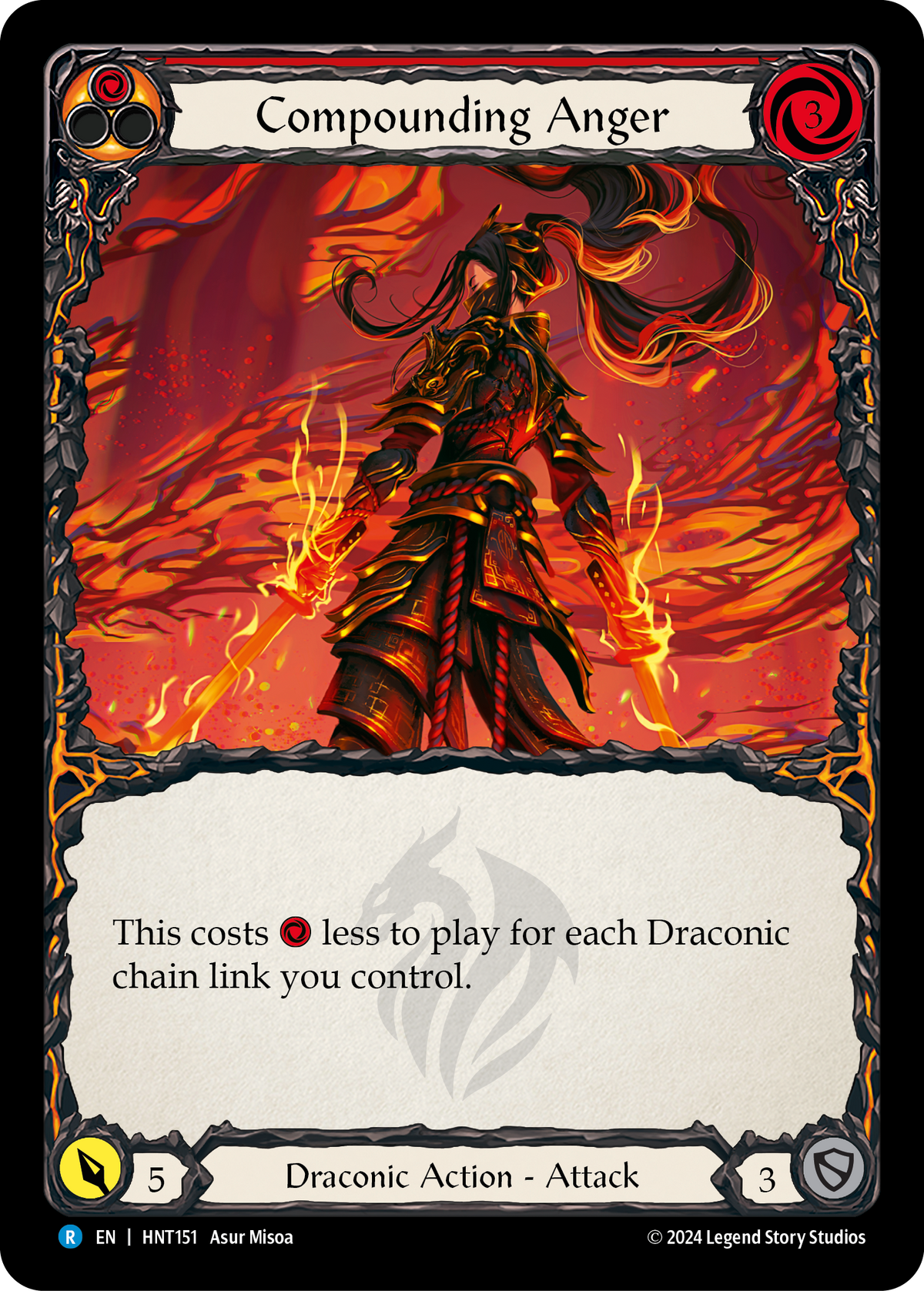 Compounding Anger (Red) - Flesh and Blood TCG - MoxLand