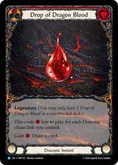 Drop of Dragon Blood (Red) - Flesh and Blood TCG - MoxLand