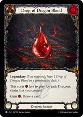 Drop of Dragon Blood (Red) - Flesh and Blood TCG - MoxLand
