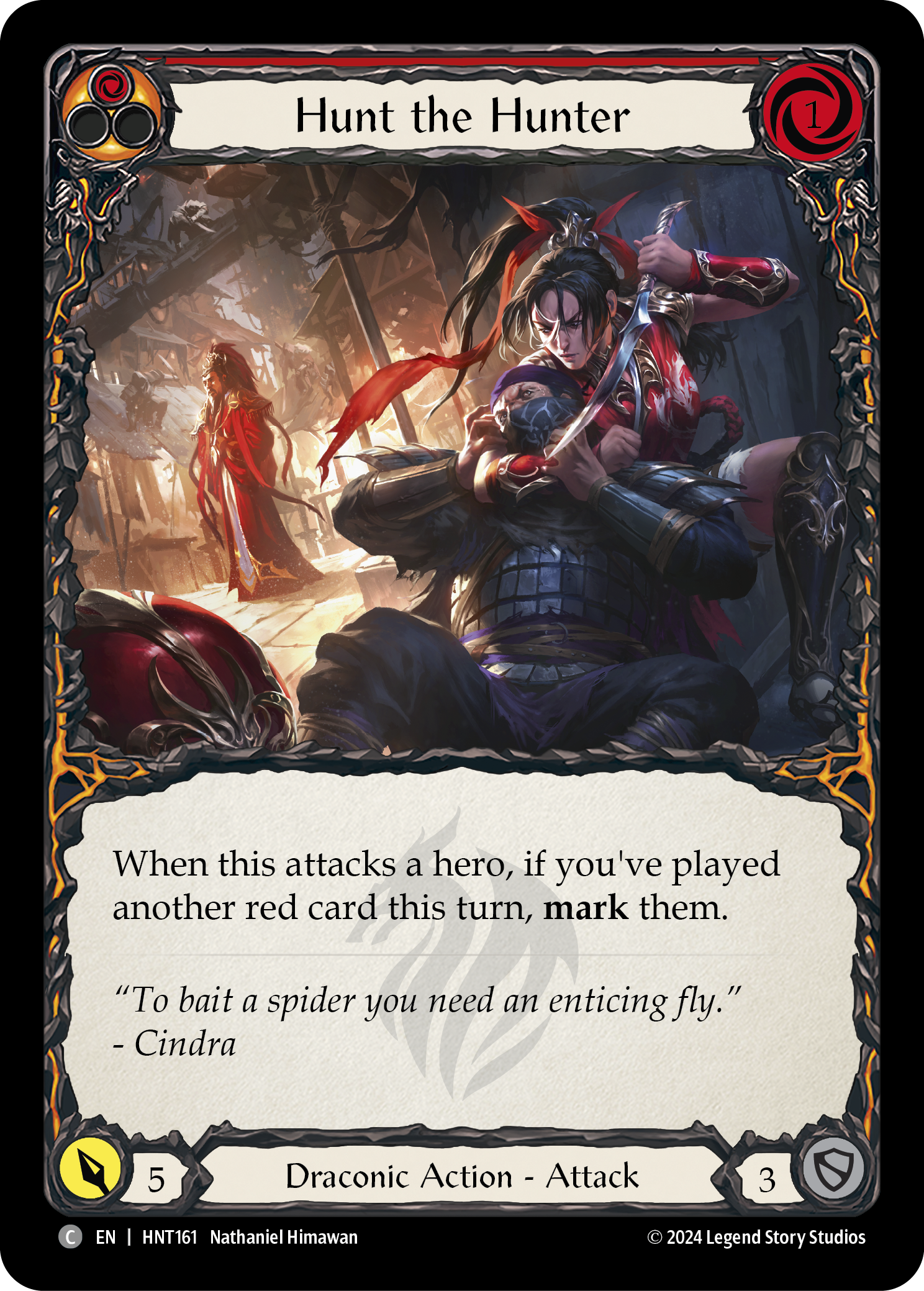Hunt the Hunter (Red) - Flesh and Blood TCG - MoxLand