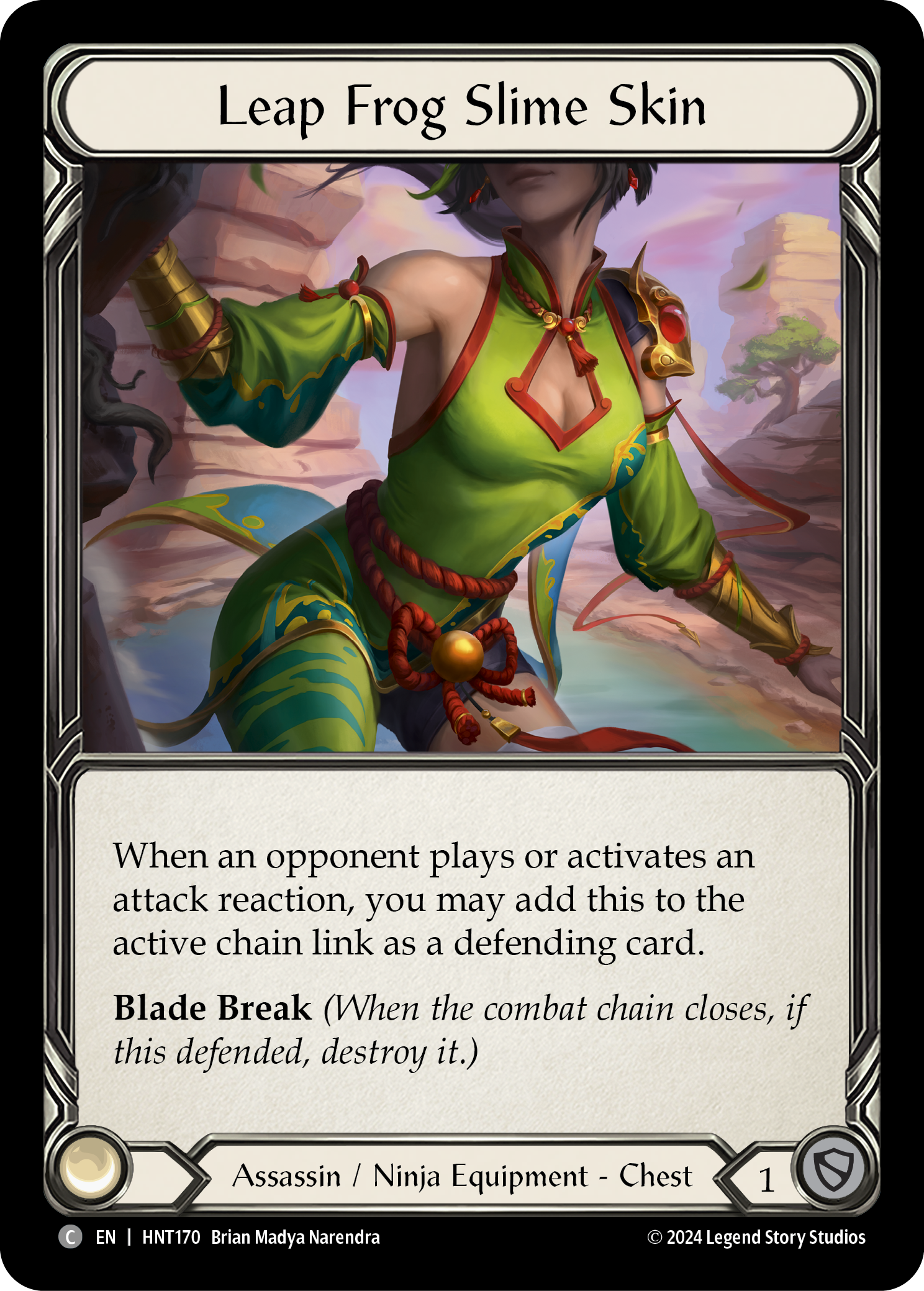 Leap Frog Slime Skin - Flesh and Blood TCG - MoxLand