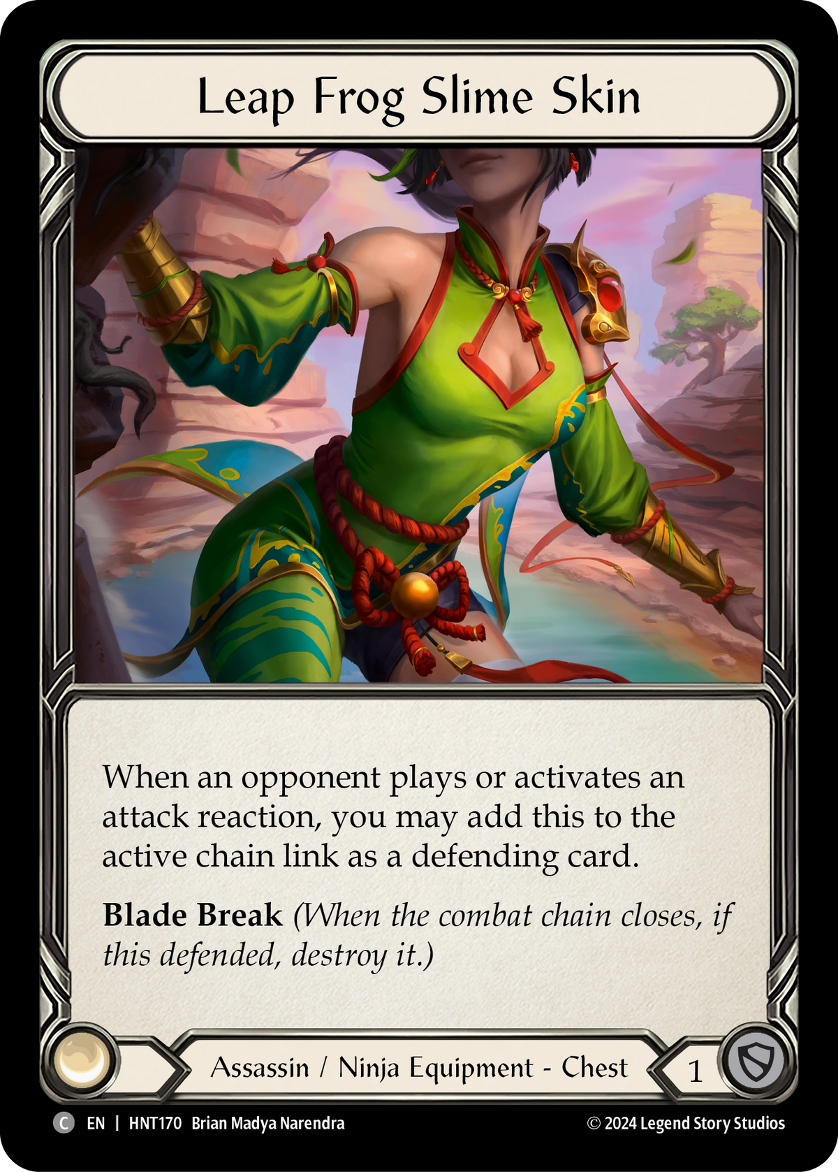 Leap Frog Slime Skin - Flesh and Blood TCG - MoxLand