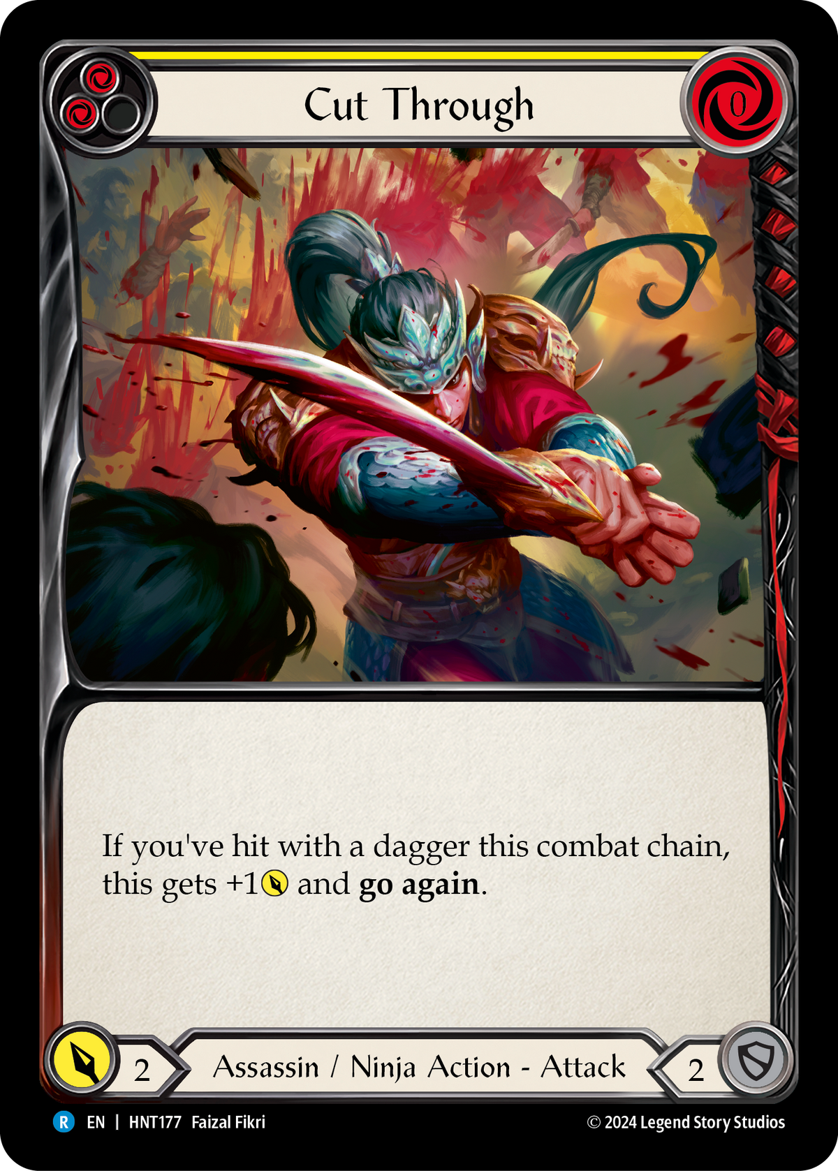 Cut Through (Yellow) - Flesh and Blood TCG - MoxLand