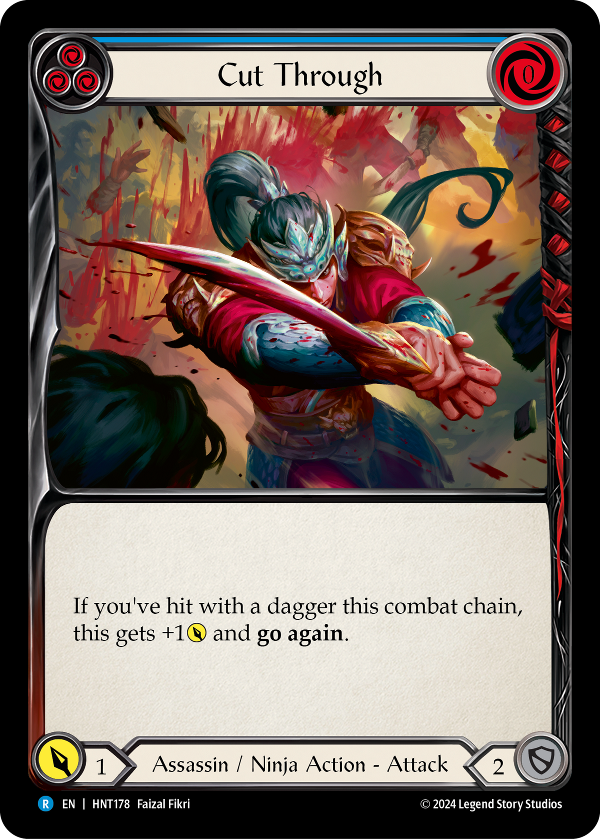 Cut Through (Blue) - Flesh and Blood TCG - MoxLand