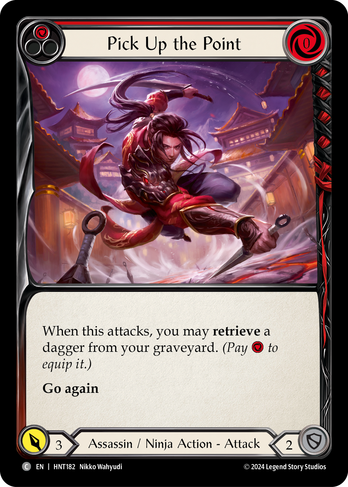 Pick Up the Point (Red) - Flesh and Blood TCG - MoxLand