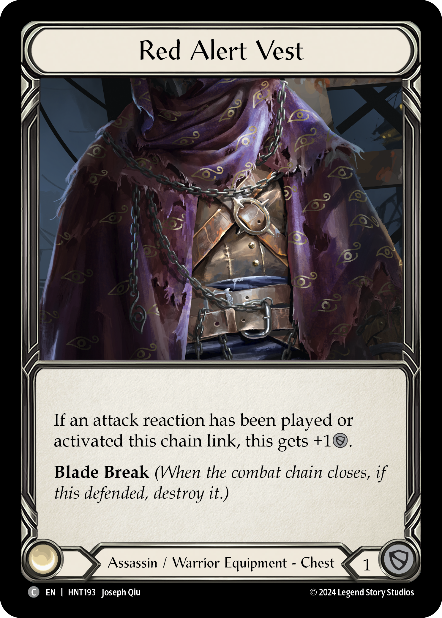 Red Alert Vest - Flesh and Blood TCG - MoxLand
