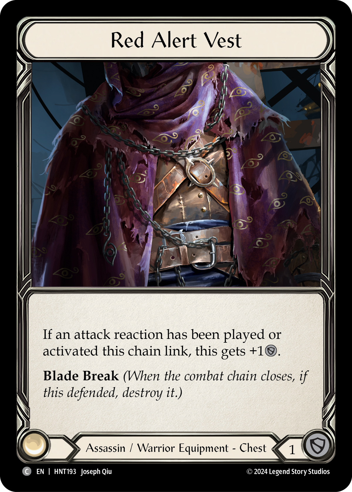 Red Alert Vest - Flesh and Blood TCG - MoxLand