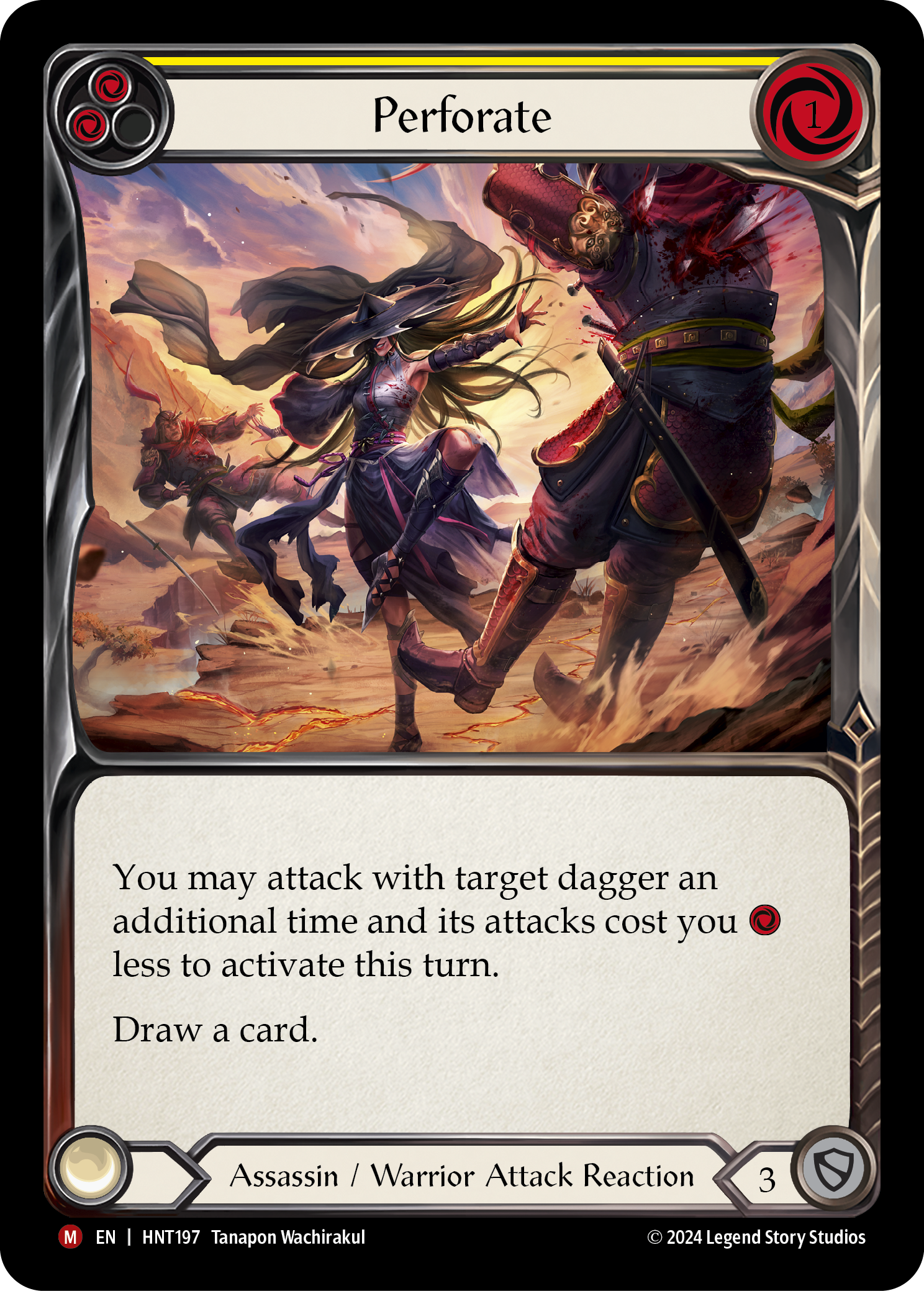 Perforate (Yellow) - Flesh and Blood TCG - MoxLand