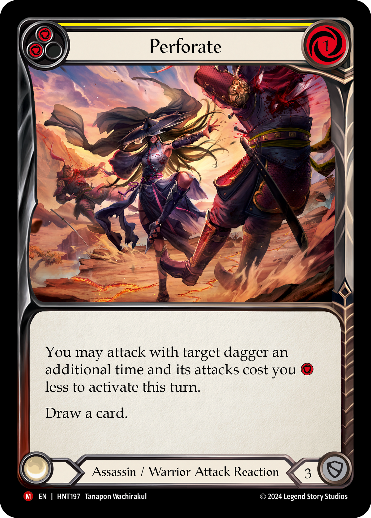 Perforate (Yellow) - Flesh and Blood TCG - MoxLand