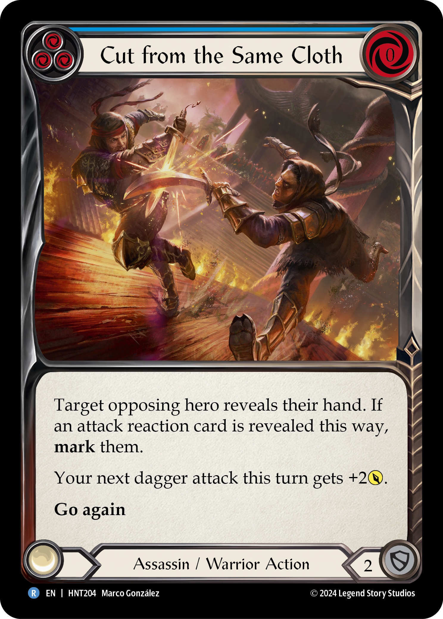 Cut from the Same Cloth (Blue) - Flesh and Blood TCG - MoxLand