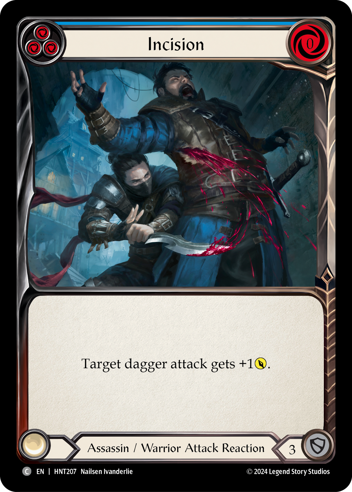 Incision (Blue) - Flesh and Blood TCG - MoxLand
