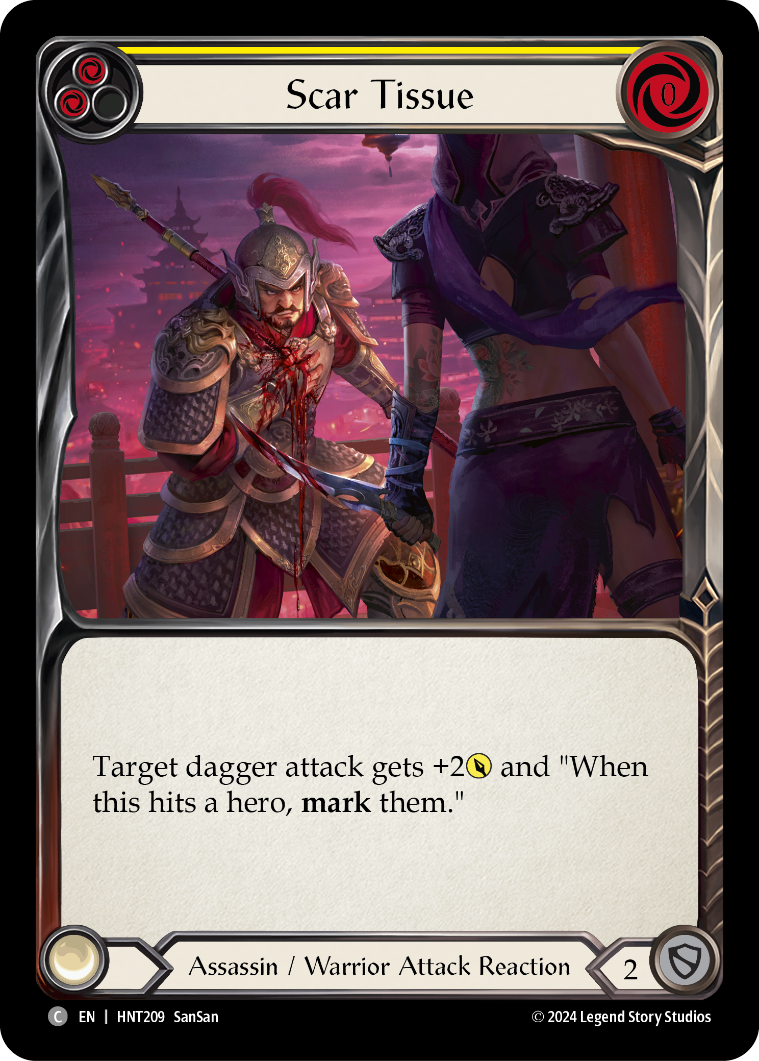Scar Tissue (Yellow) - Flesh and Blood TCG - MoxLand