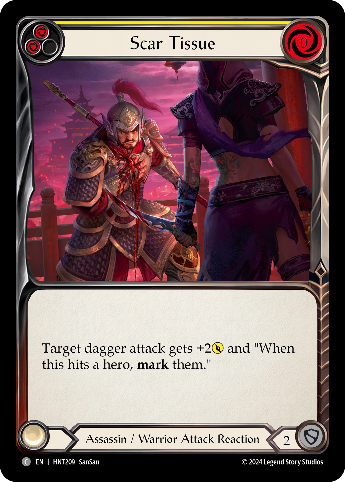 Scar Tissue (Yellow) - Flesh and Blood TCG - MoxLand