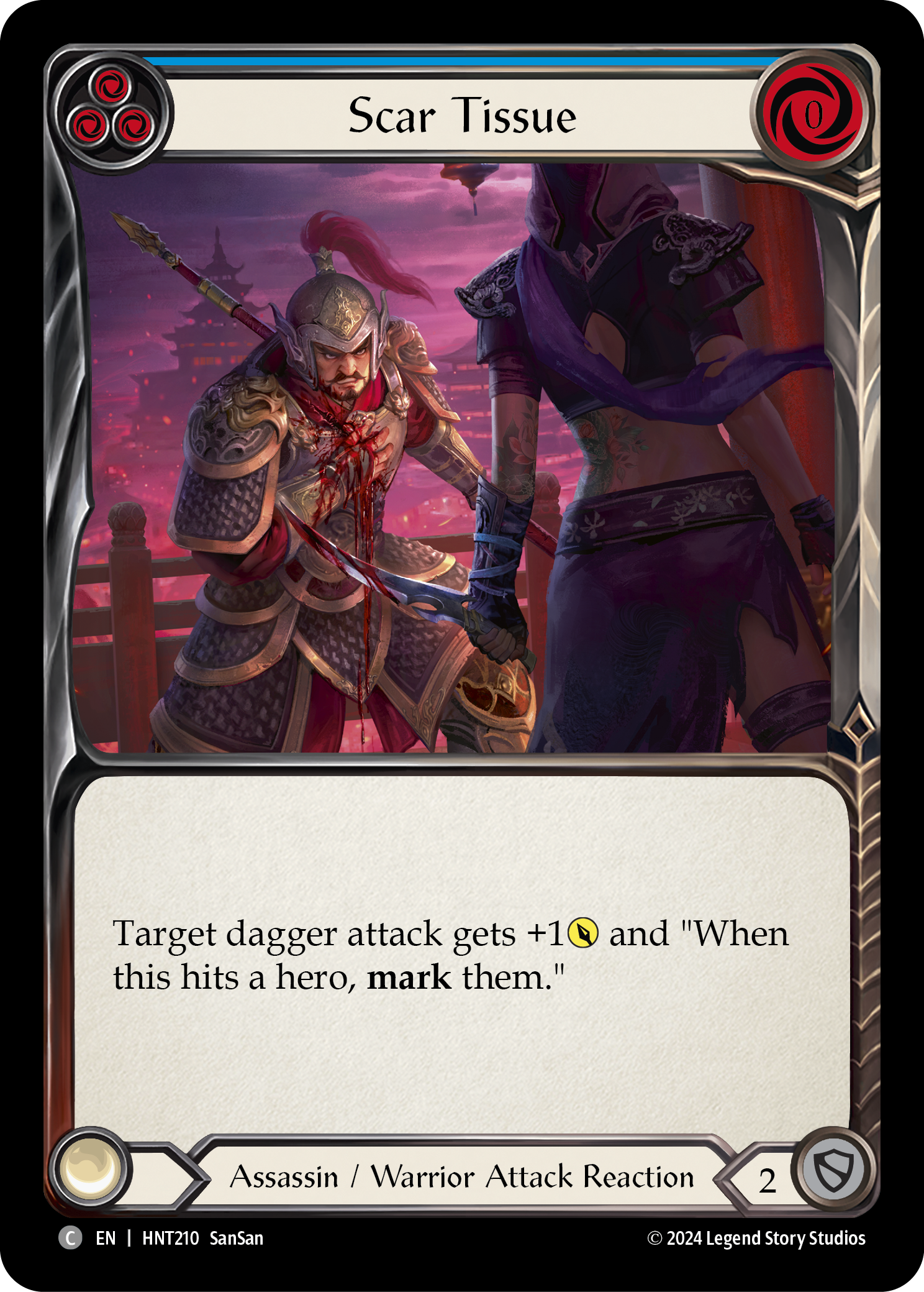 Scar Tissue (Blue) - Flesh and Blood TCG - MoxLand