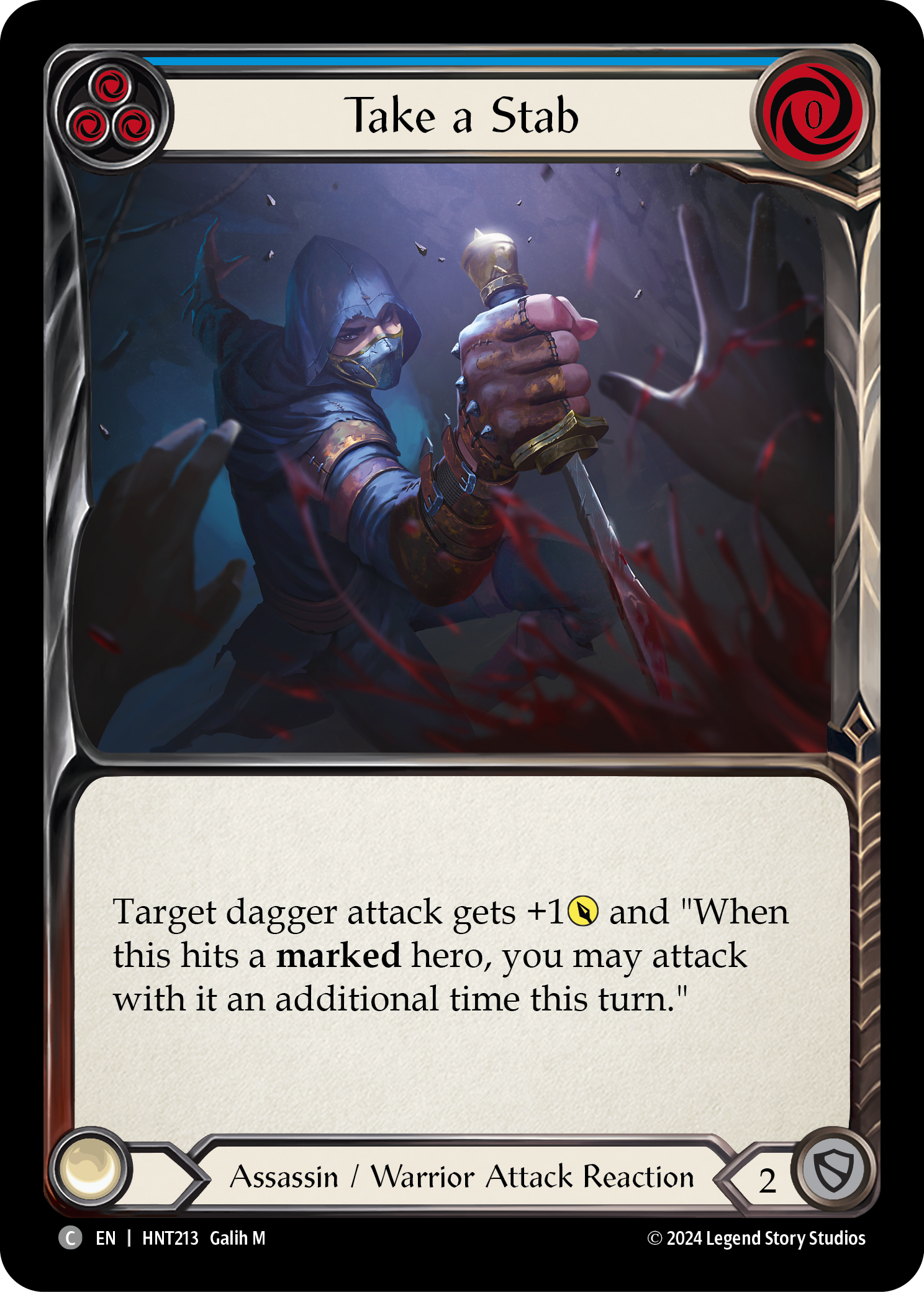 Take a Stab (Blue) - Flesh and Blood TCG - MoxLand