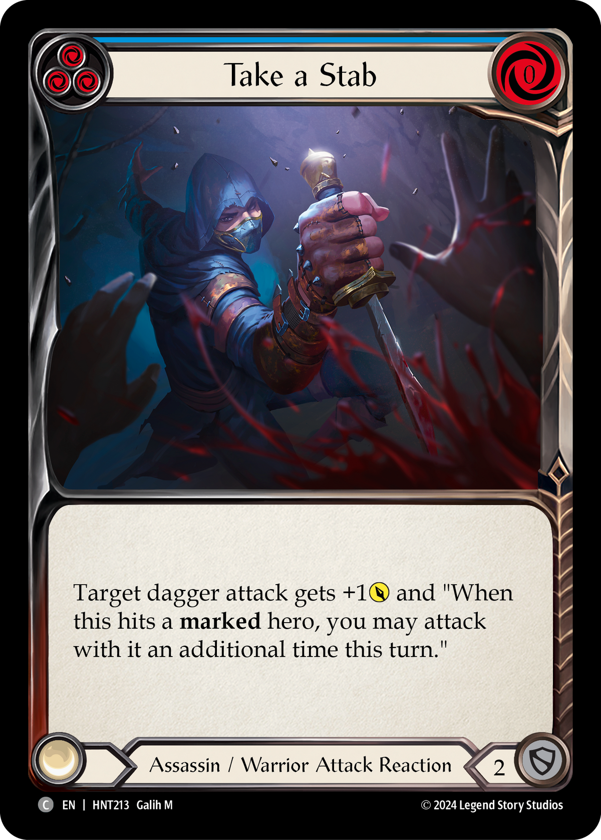 Take a Stab (Blue) - Flesh and Blood TCG - MoxLand