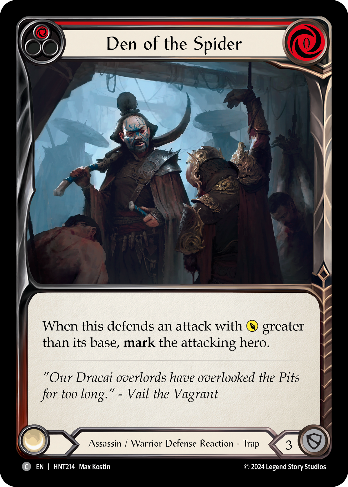 Den of the Spider (Red) - Flesh and Blood TCG - MoxLand