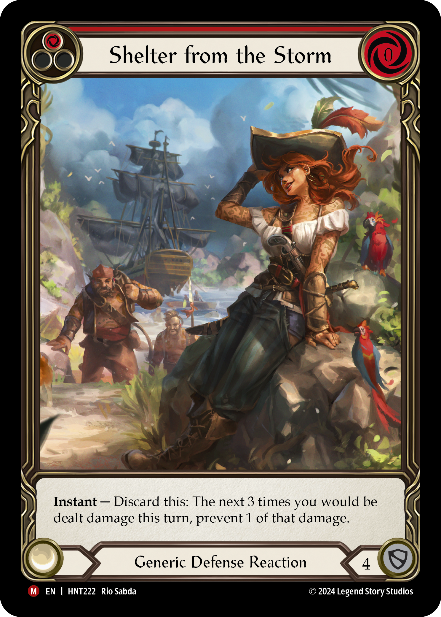 Shelter from the Storm (Red) - Flesh and Blood TCG - MoxLand