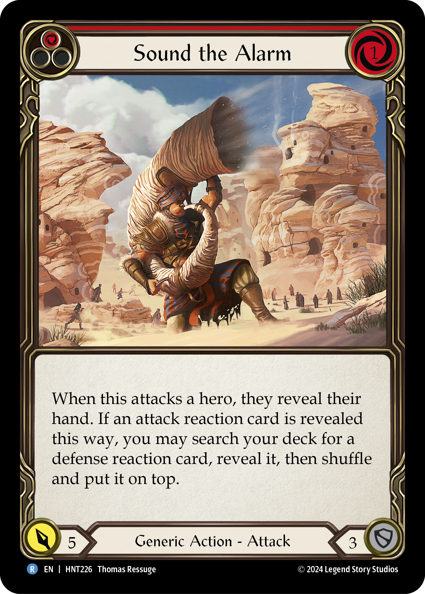 Sound the Alarm (Red) - Flesh and Blood TCG - MoxLand