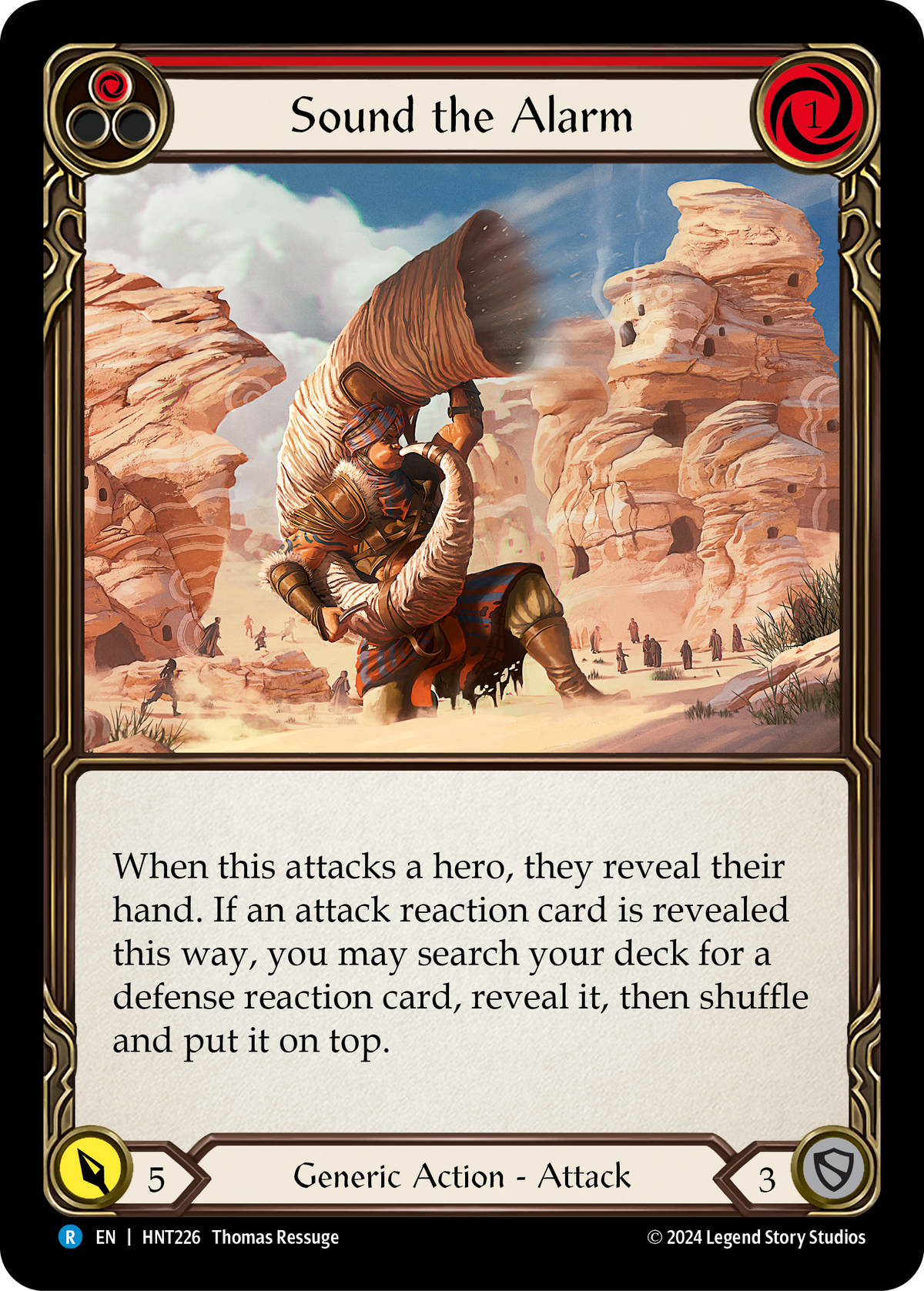 Sound the Alarm (Red) - Flesh and Blood TCG - MoxLand