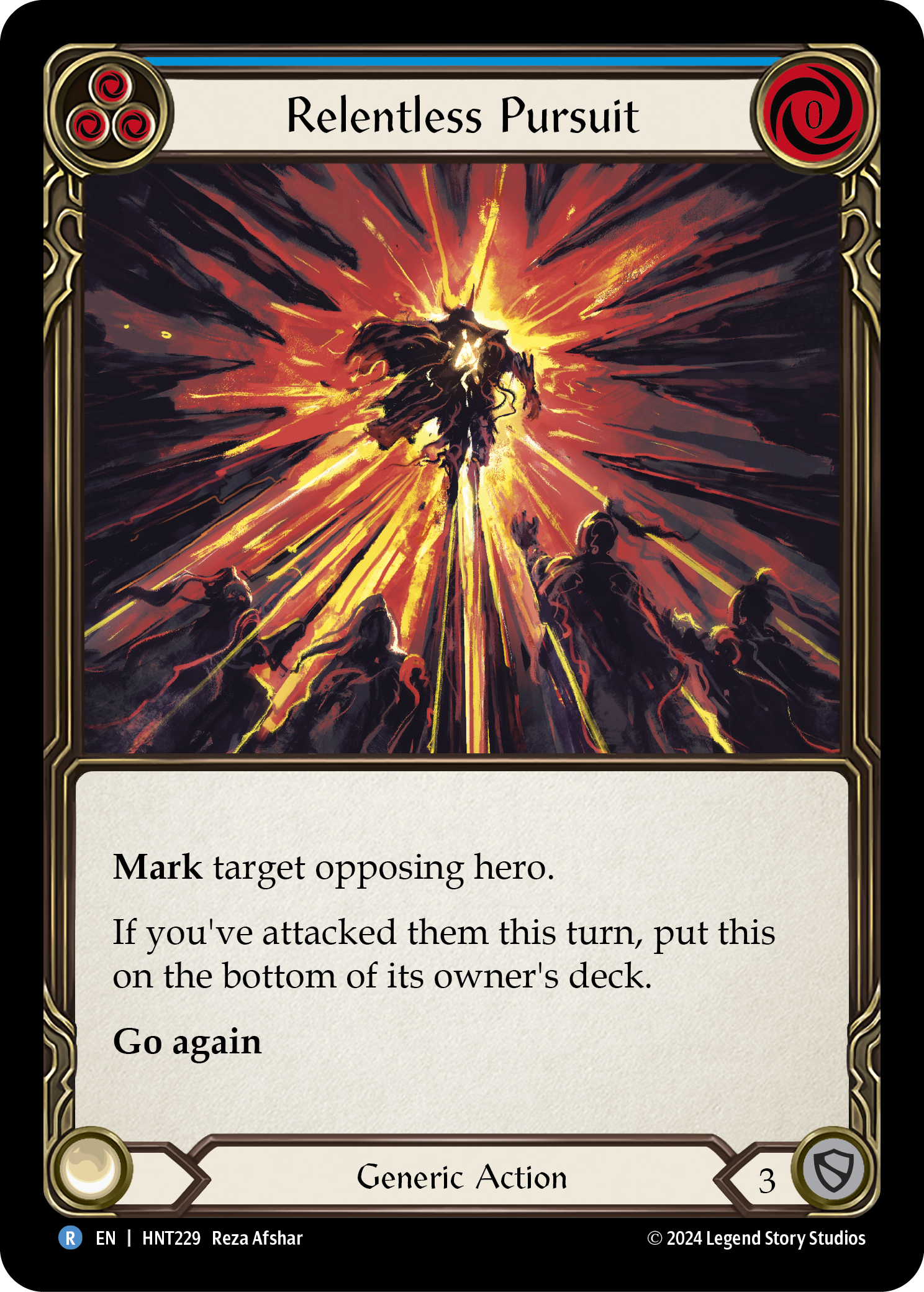 Relentless Pursuit (Blue) - Flesh and Blood TCG - MoxLand