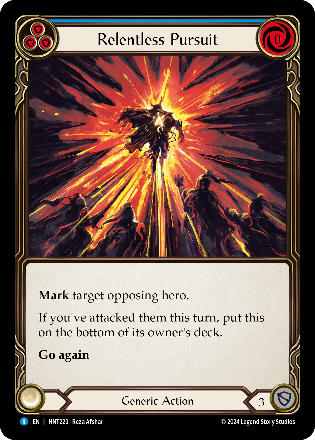 Relentless Pursuit (Blue) - Flesh and Blood TCG - MoxLand