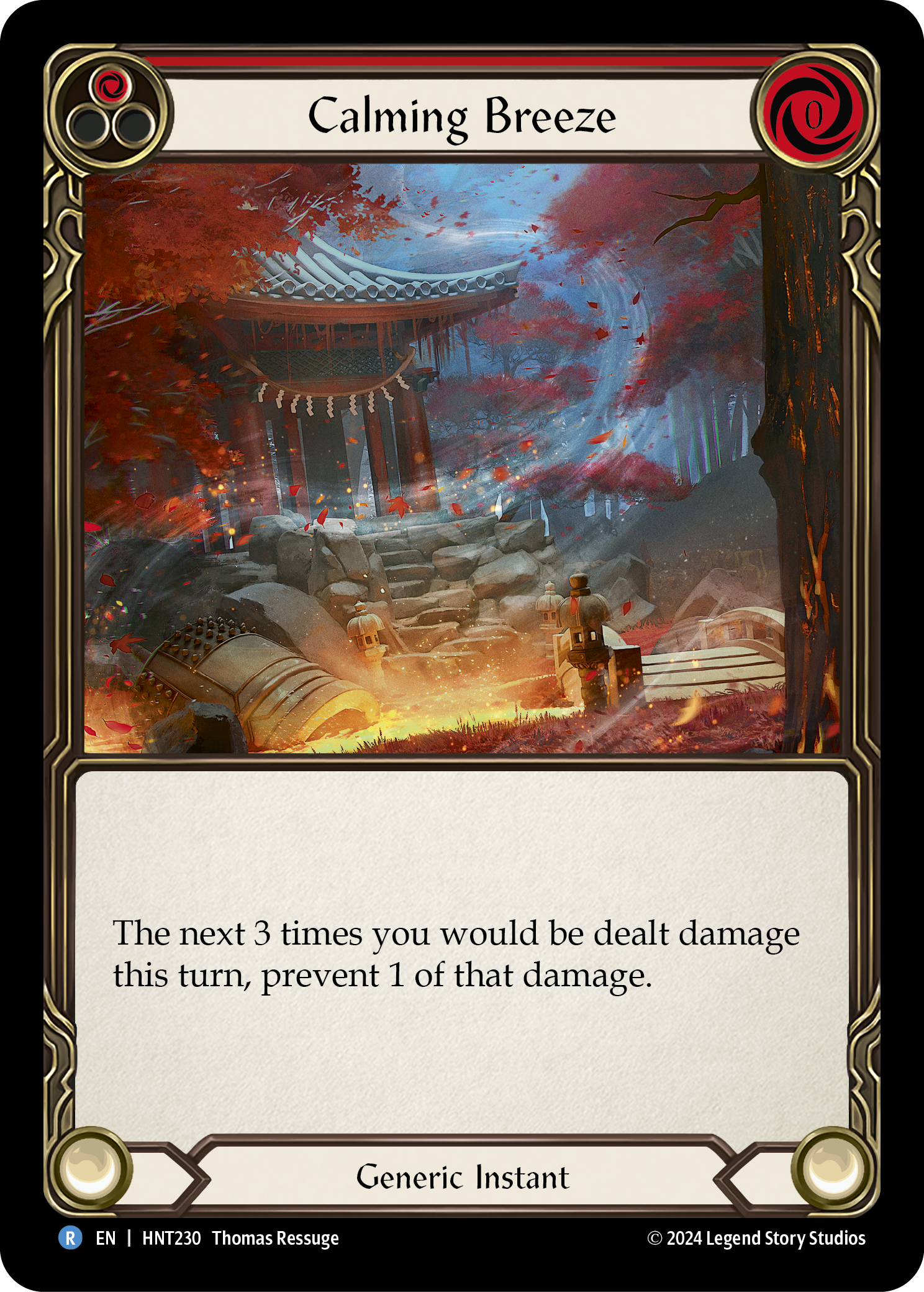 Calming Breeze (Red) - Flesh and Blood TCG - MoxLand