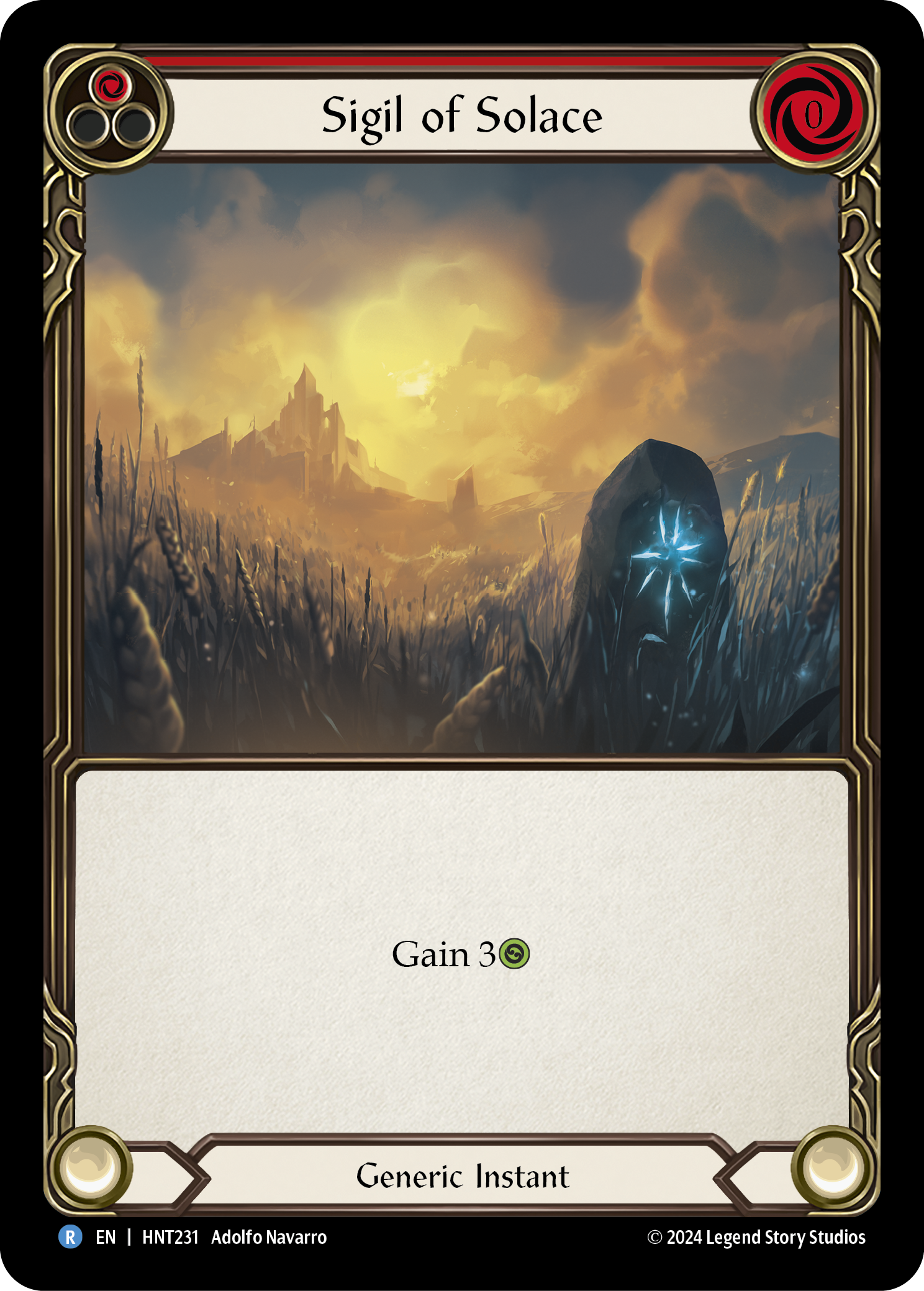 Sigil of Solace (Red) - Flesh and Blood TCG - MoxLand