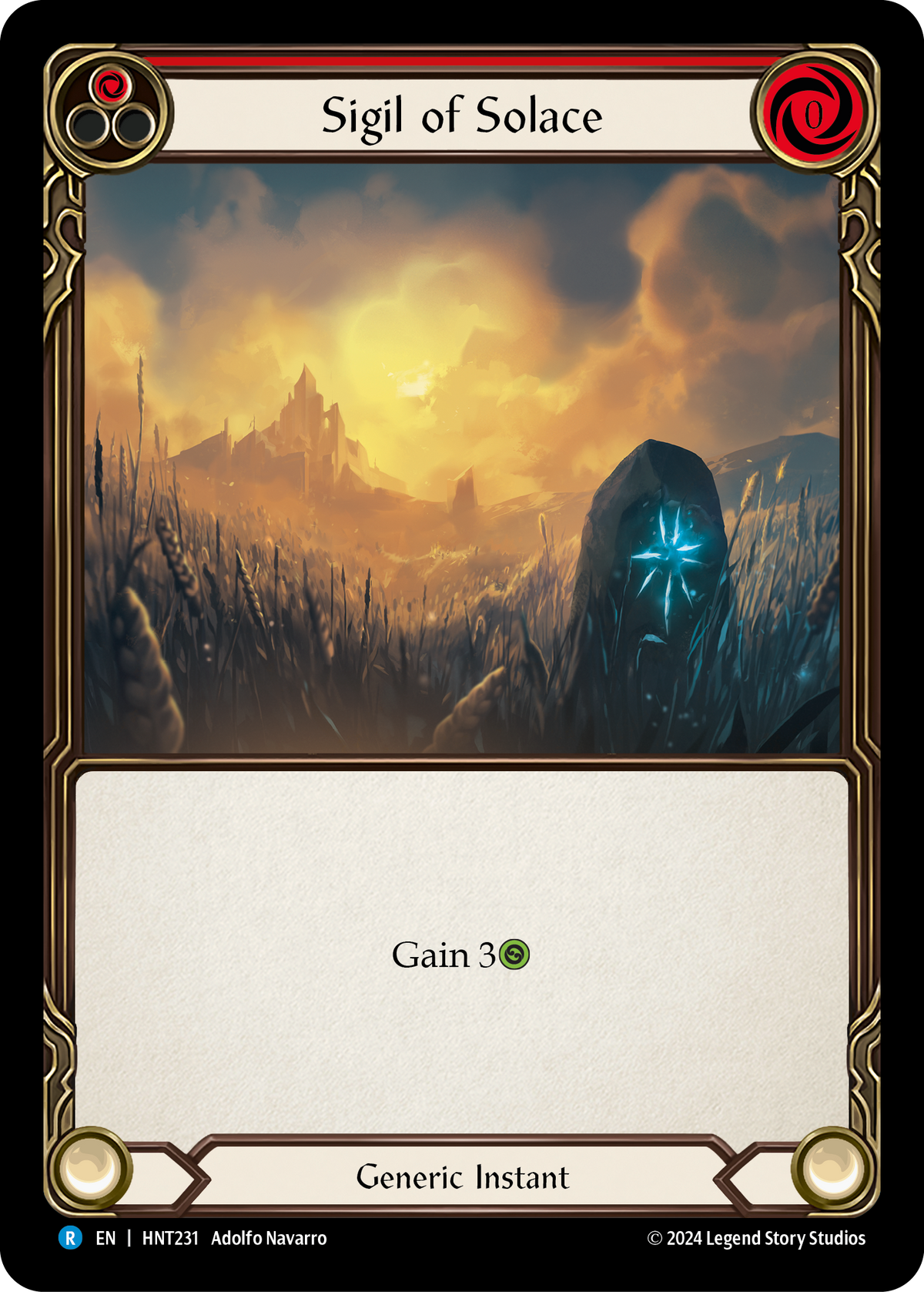 Sigil of Solace (Red) - Flesh and Blood TCG - MoxLand
