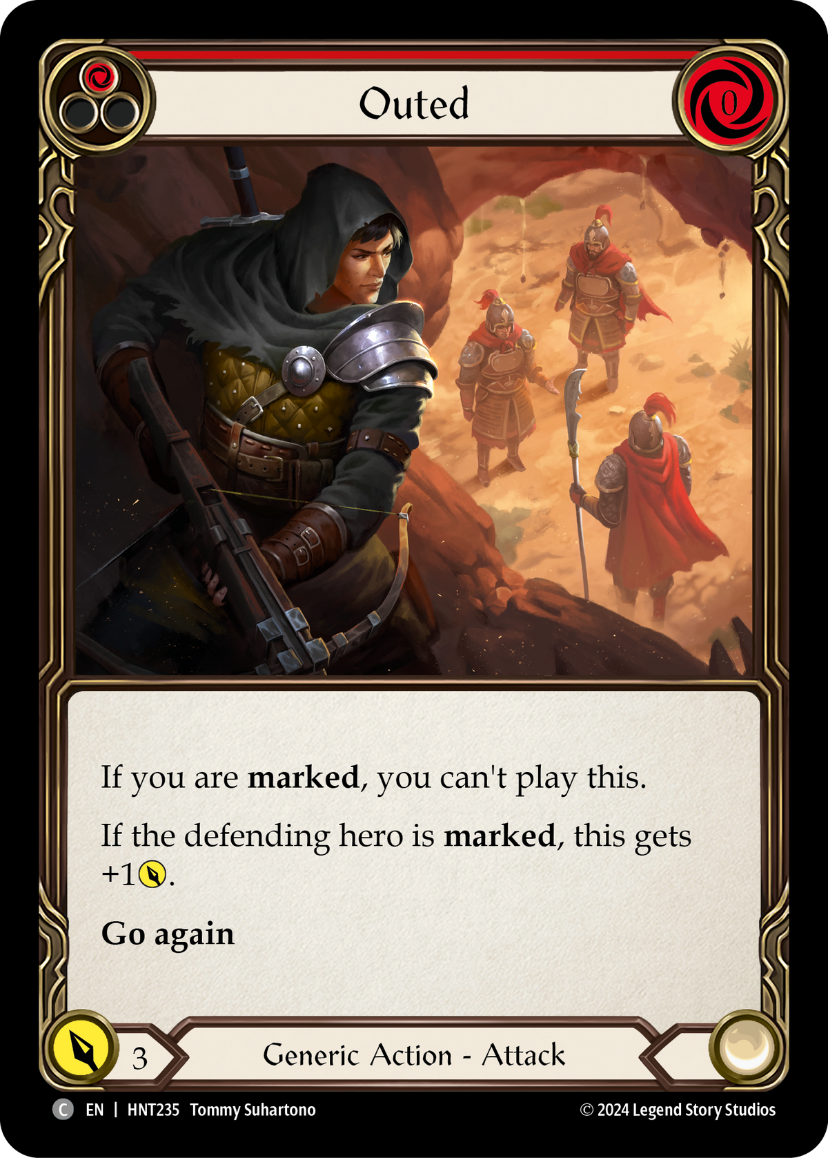 Outed (Red) - Flesh and Blood TCG - MoxLand