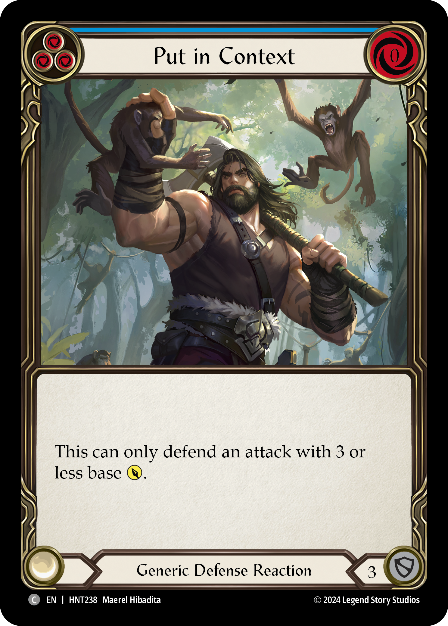 Put in Context (Blue) - Flesh and Blood TCG - MoxLand