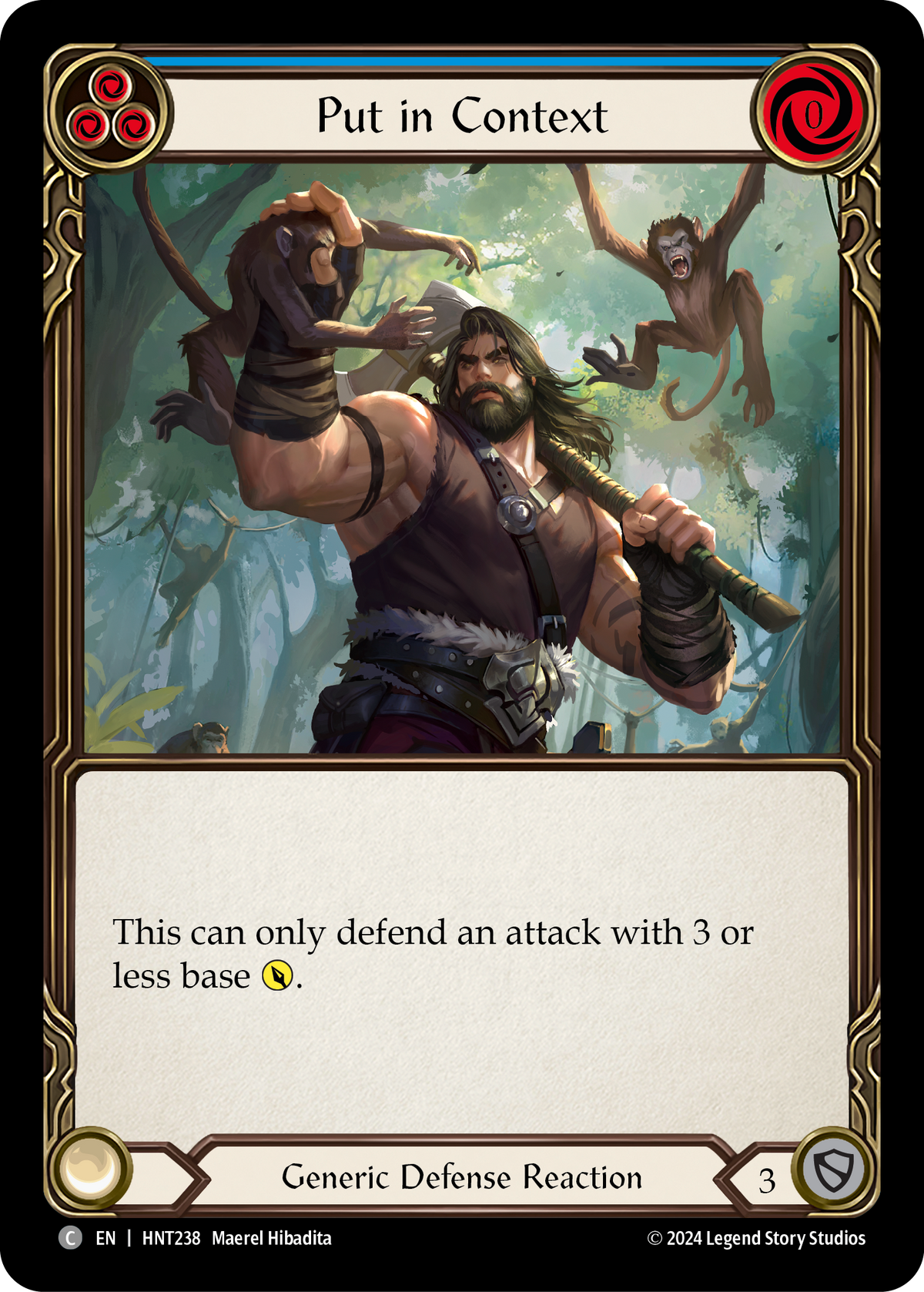 Put in Context (Blue) - Flesh and Blood TCG - MoxLand
