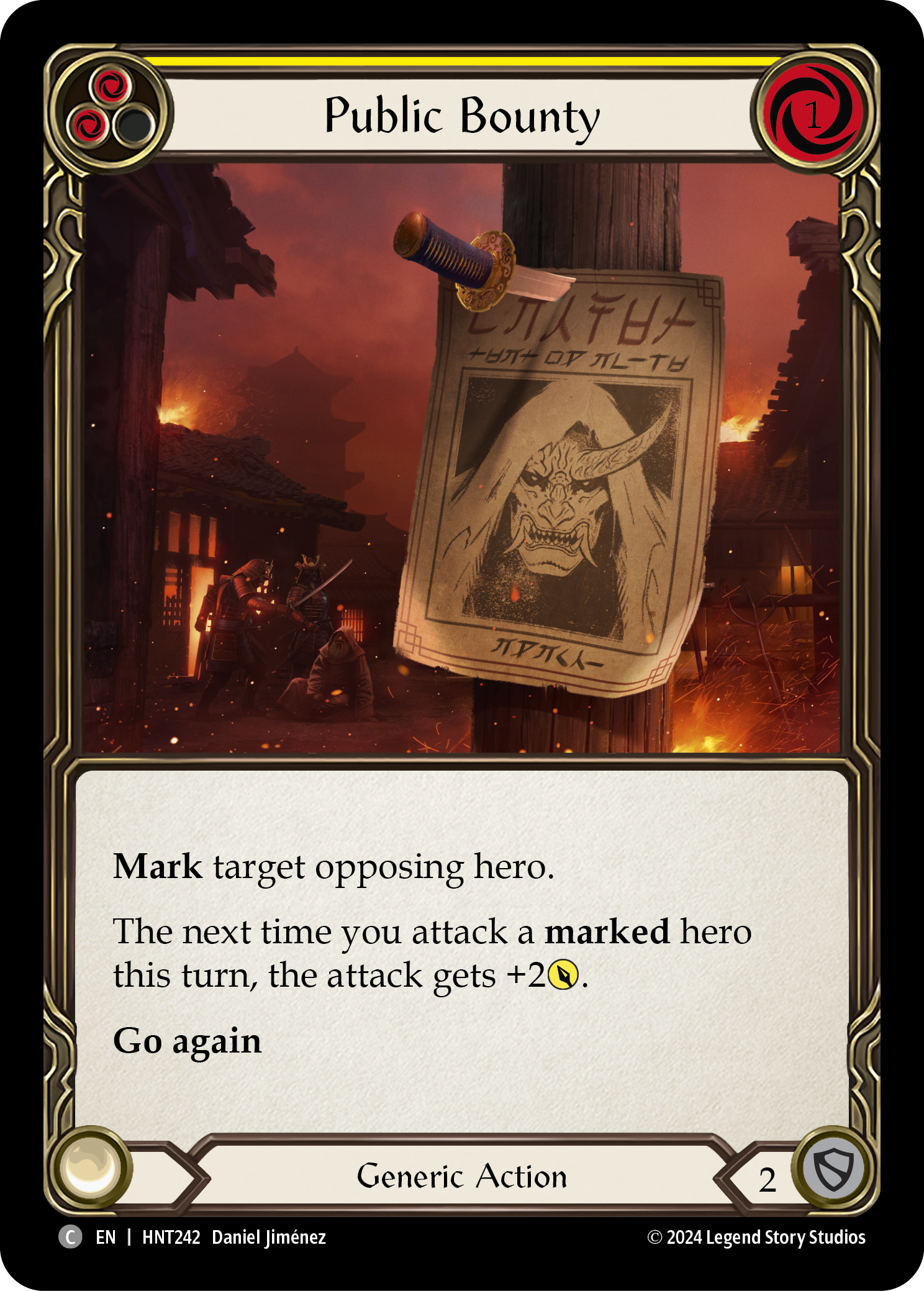 Public Bounty (Yellow) - Flesh and Blood TCG - MoxLand
