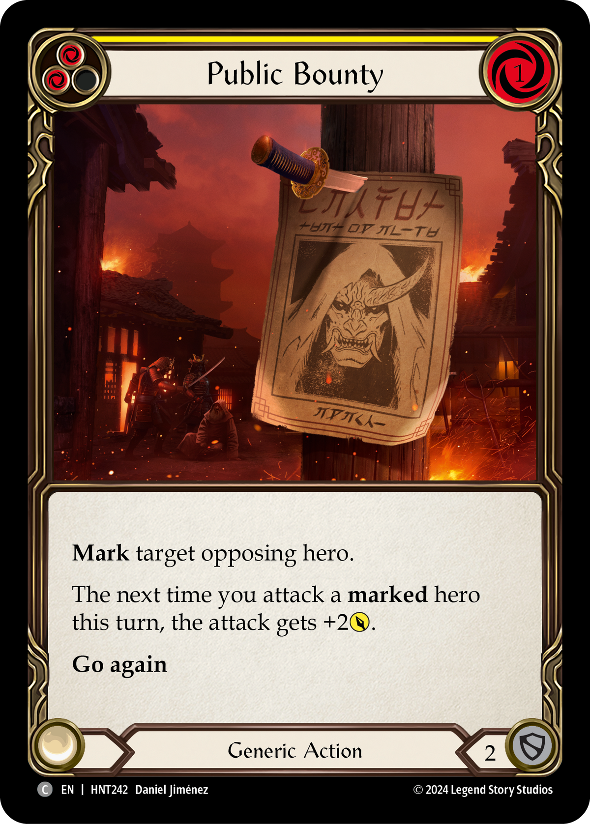 Public Bounty (Yellow) - Flesh and Blood TCG - MoxLand