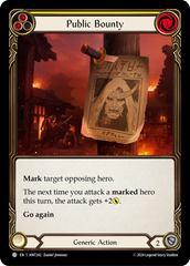 Public Bounty (Yellow) - Flesh and Blood TCG - MoxLand