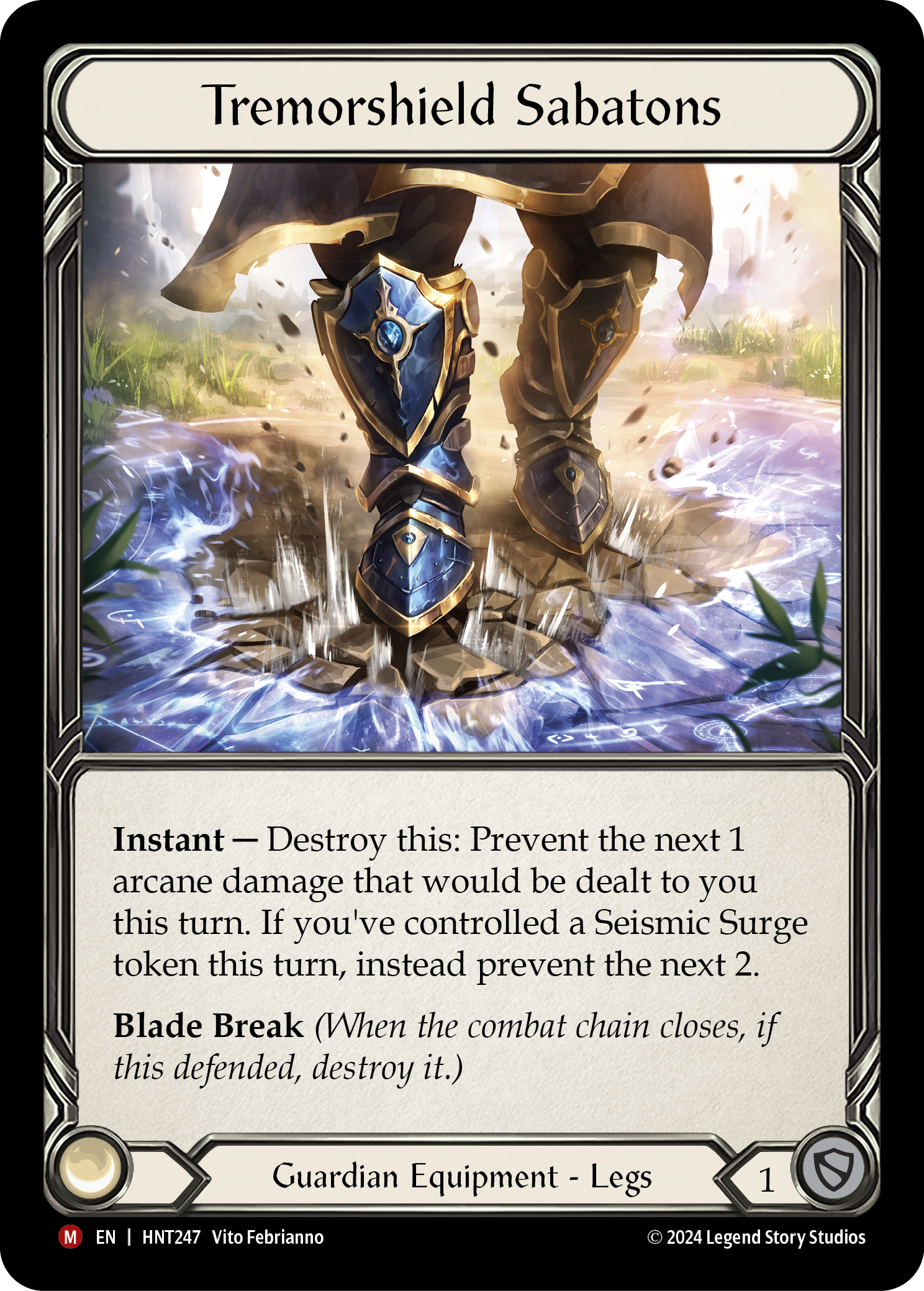 Tremorshield Sabatons - Flesh and Blood TCG - MoxLand