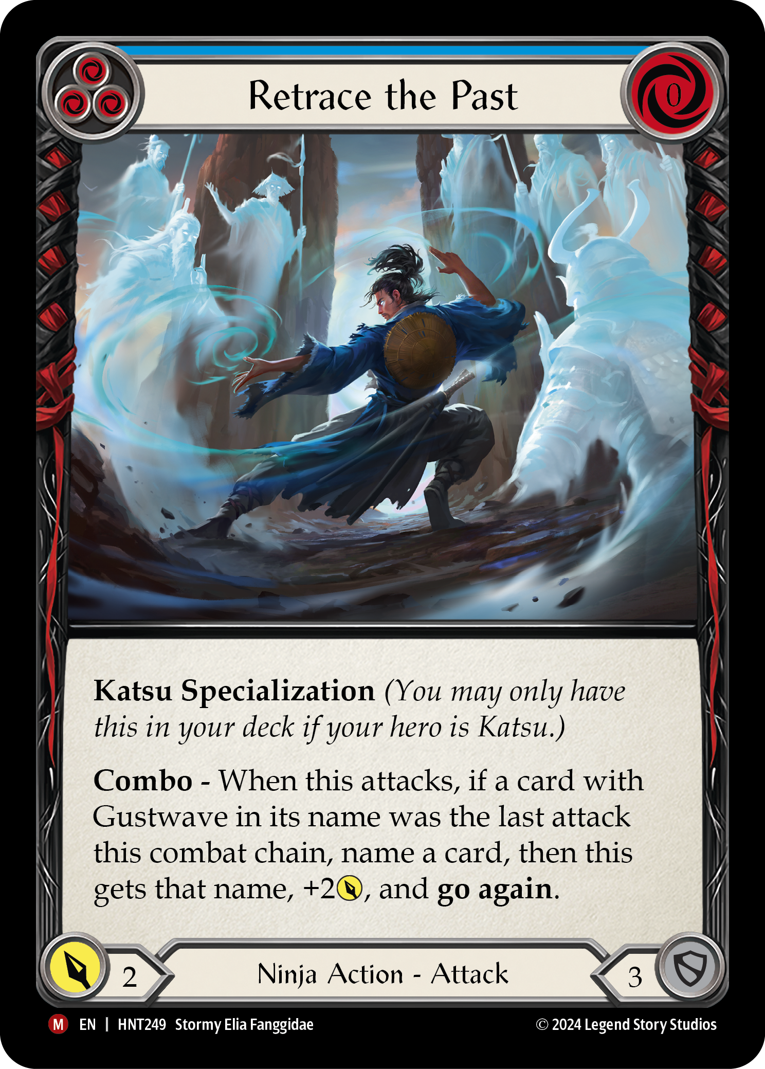 Retrace the Past (Blue) - Flesh and Blood TCG - MoxLand