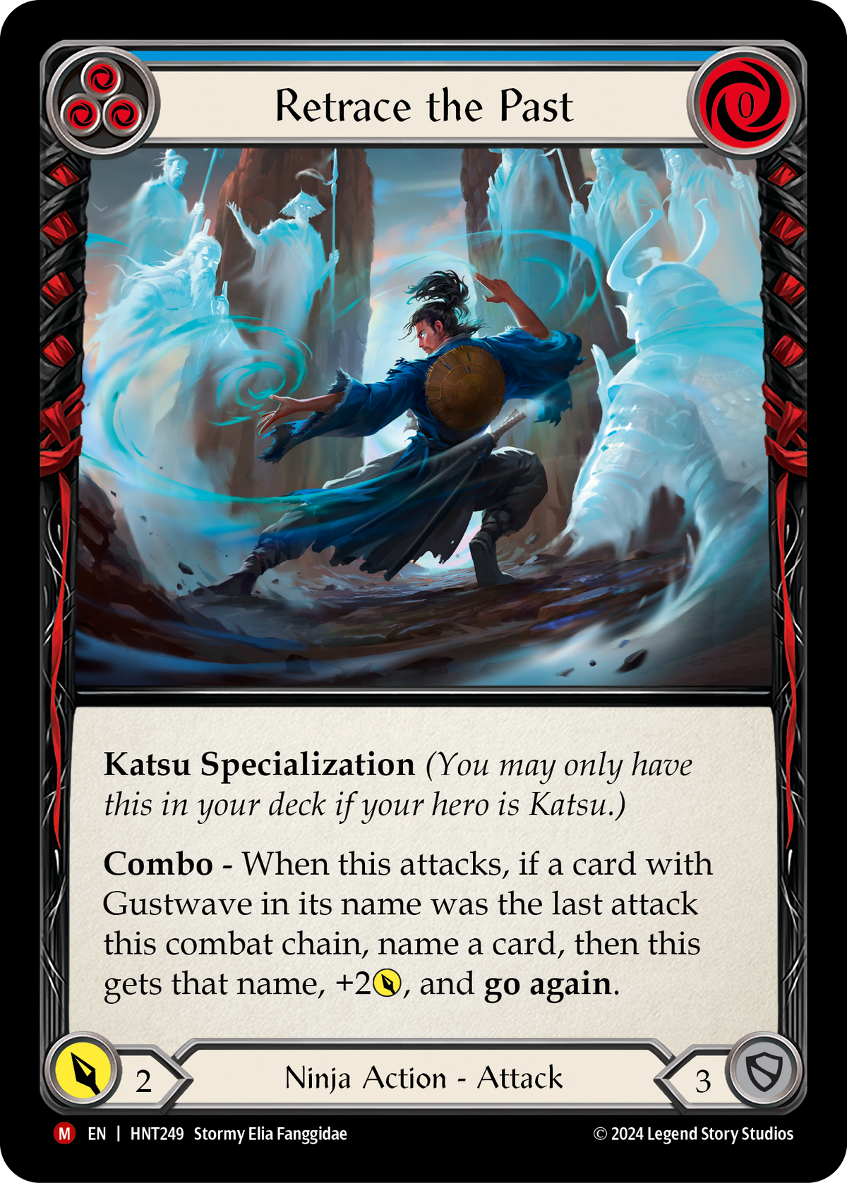 Retrace the Past (Blue) - Flesh and Blood TCG - MoxLand