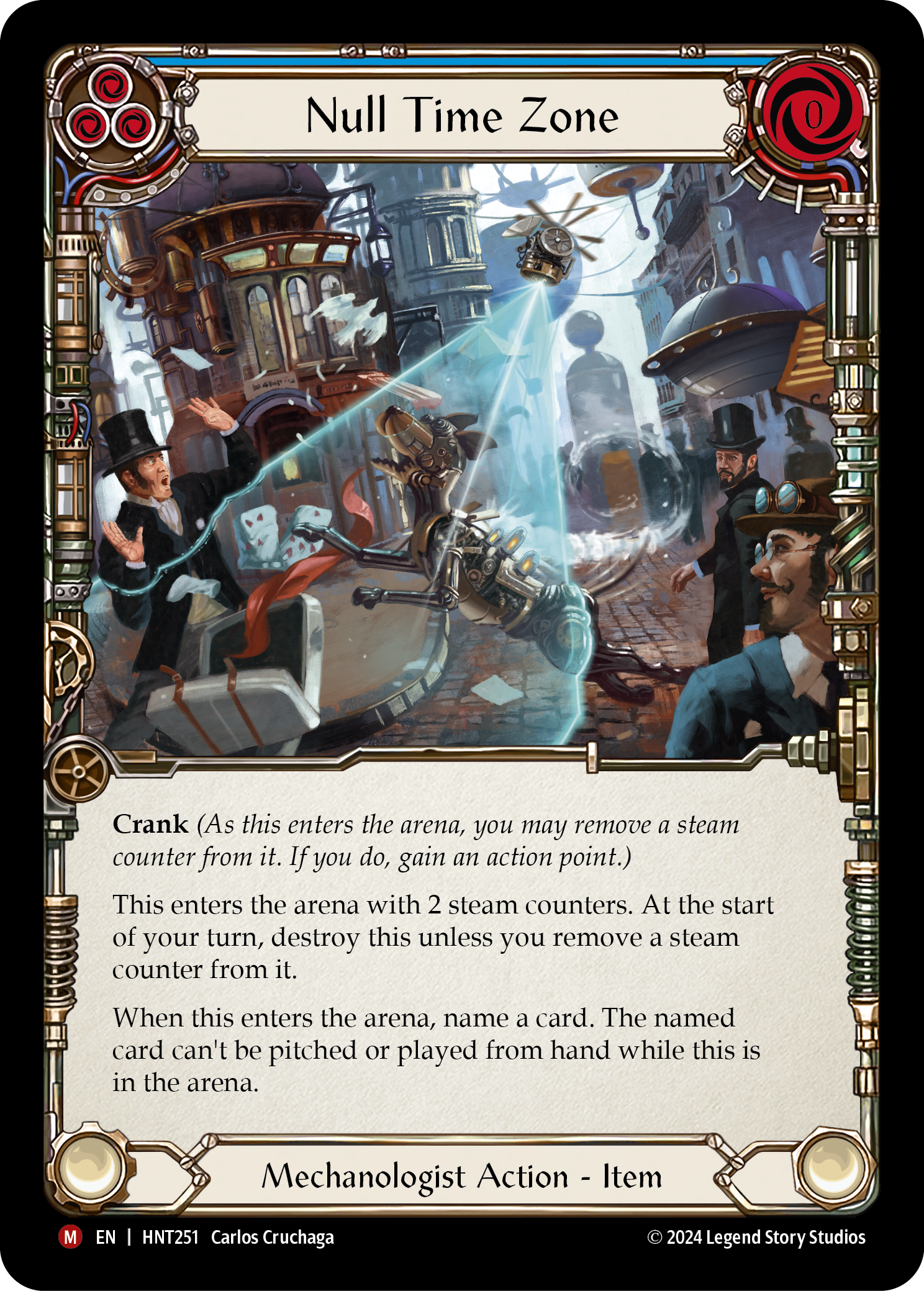 Null Time Zone (Blue) - Flesh and Blood TCG - MoxLand