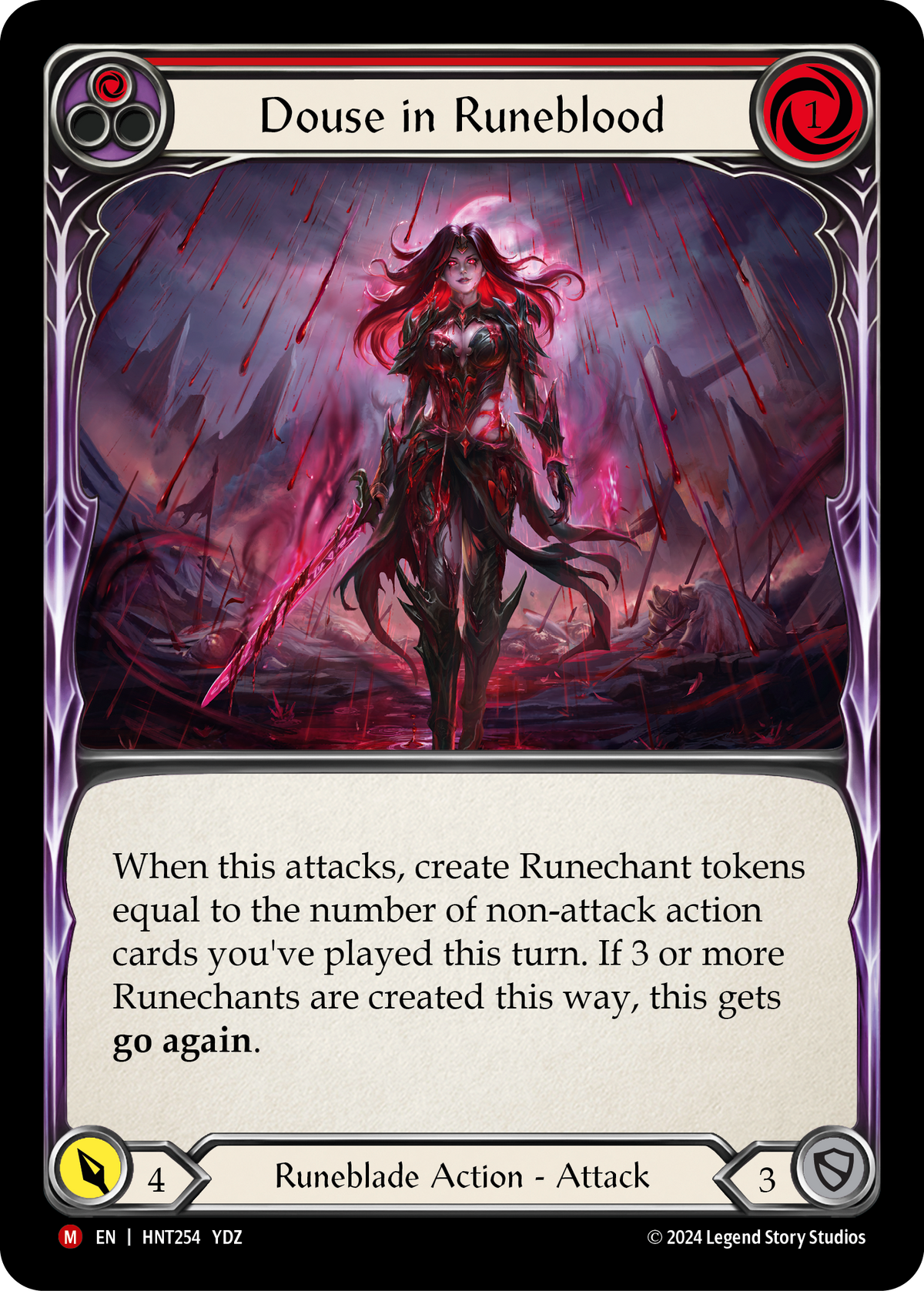 Douse in Runeblood (Red) - Flesh and Blood TCG - MoxLand