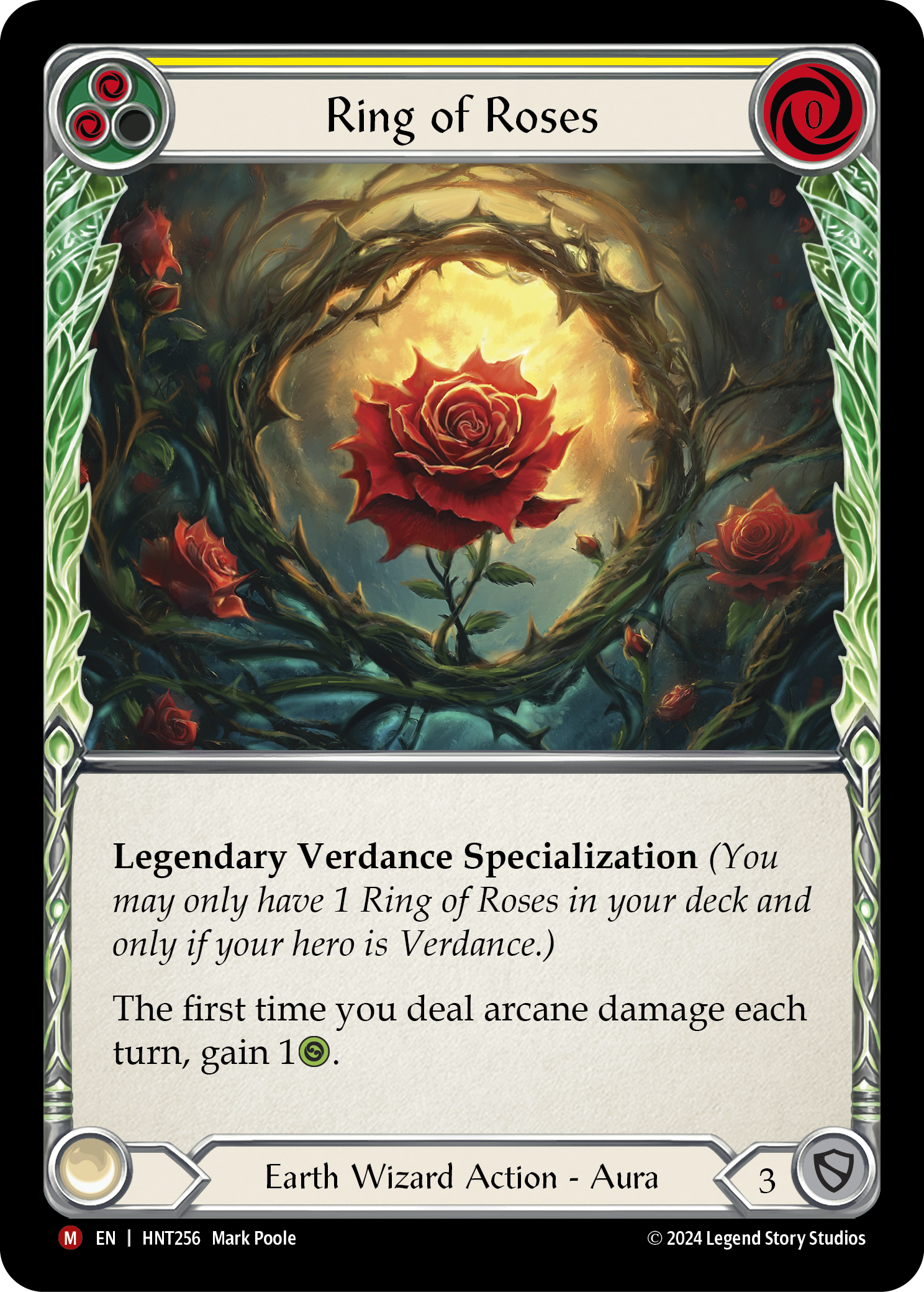 Ring of Roses (Yellow) - Flesh and Blood TCG - MoxLand