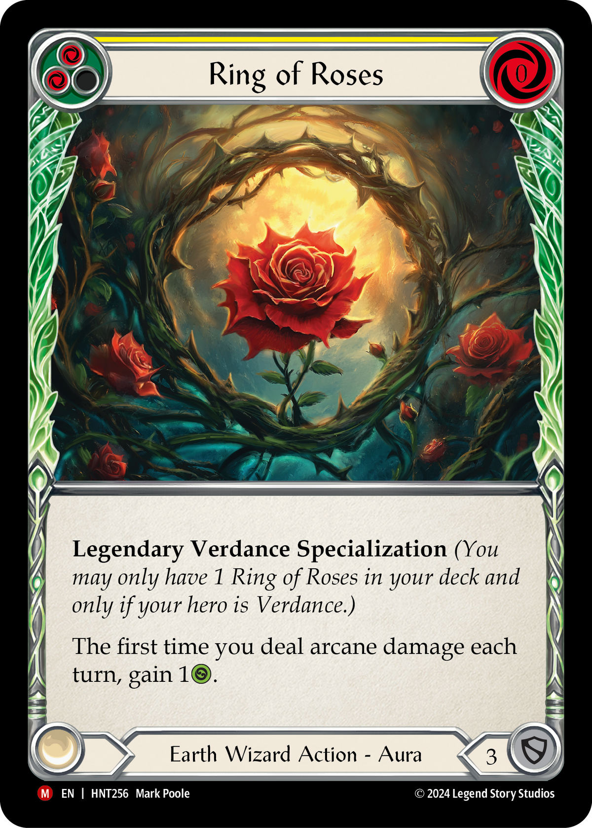 Ring of Roses (Yellow) - Flesh and Blood TCG - MoxLand