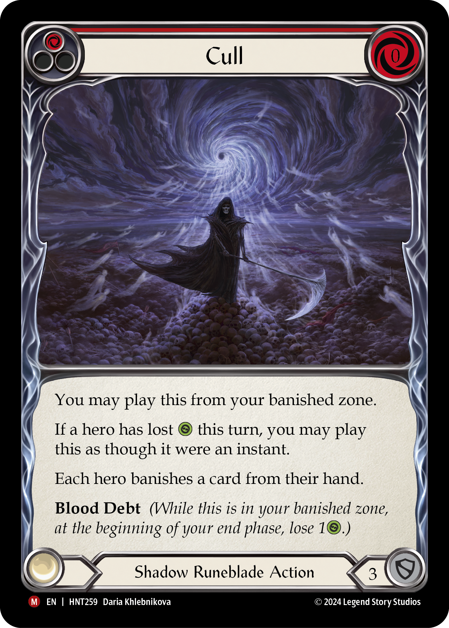 Cull (Red) - Flesh and Blood TCG - MoxLand