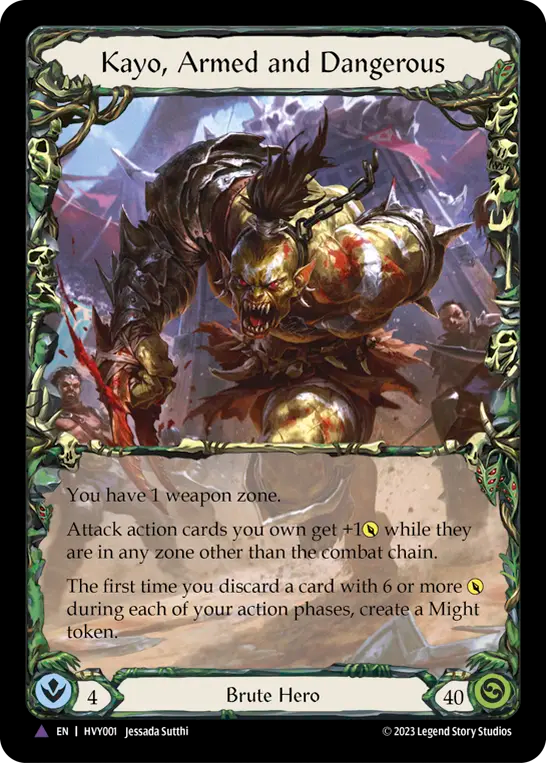 Kayo, Armed and Dangerous - Flesh and Blood TCG - MoxLand