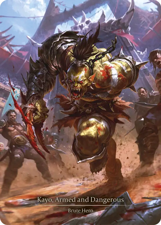 Kayo, Armed and Dangerous - Flesh and Blood TCG - MoxLand